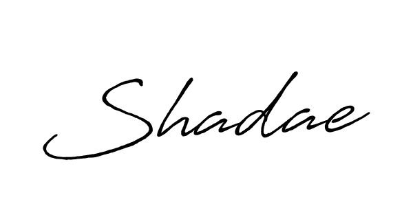 Use a signature maker to create a handwritten signature online. With this signature software, you can design (Antro_Vectra_Bolder) your own signature for name Shadae. Shadae signature style 7 images and pictures png