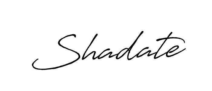 It looks lik you need a new signature style for name Shadate. Design unique handwritten (Antro_Vectra_Bolder) signature with our free signature maker in just a few clicks. Shadate signature style 7 images and pictures png