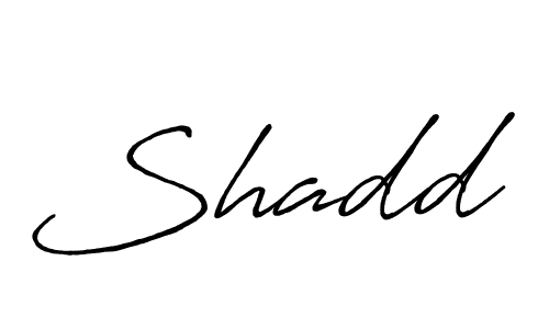 Make a beautiful signature design for name Shadd. Use this online signature maker to create a handwritten signature for free. Shadd signature style 7 images and pictures png