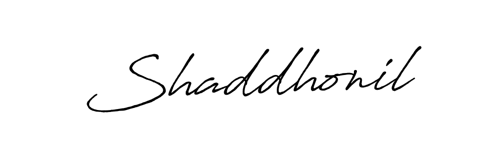 Here are the top 10 professional signature styles for the name Shaddhonil. These are the best autograph styles you can use for your name. Shaddhonil signature style 7 images and pictures png