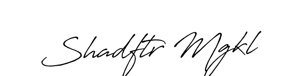 It looks lik you need a new signature style for name Shadftr Mgkl. Design unique handwritten (Antro_Vectra_Bolder) signature with our free signature maker in just a few clicks. Shadftr Mgkl signature style 7 images and pictures png