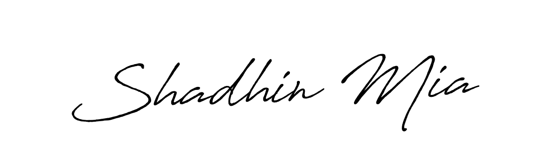 You should practise on your own different ways (Antro_Vectra_Bolder) to write your name (Shadhin Mia) in signature. don't let someone else do it for you. Shadhin Mia signature style 7 images and pictures png