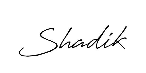 You should practise on your own different ways (Antro_Vectra_Bolder) to write your name (Shadik) in signature. don't let someone else do it for you. Shadik signature style 7 images and pictures png