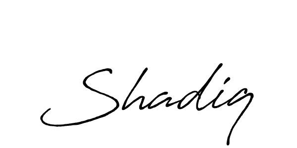 Shadiq stylish signature style. Best Handwritten Sign (Antro_Vectra_Bolder) for my name. Handwritten Signature Collection Ideas for my name Shadiq. Shadiq signature style 7 images and pictures png