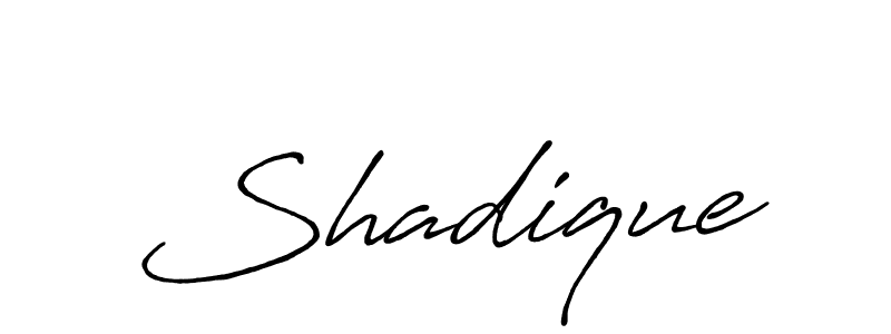 Shadique stylish signature style. Best Handwritten Sign (Antro_Vectra_Bolder) for my name. Handwritten Signature Collection Ideas for my name Shadique. Shadique signature style 7 images and pictures png