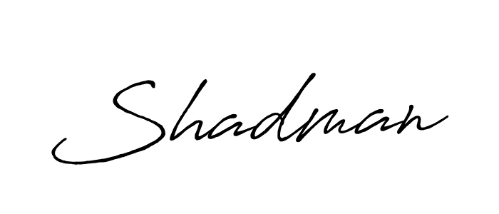 Make a beautiful signature design for name Shadman. Use this online signature maker to create a handwritten signature for free. Shadman signature style 7 images and pictures png