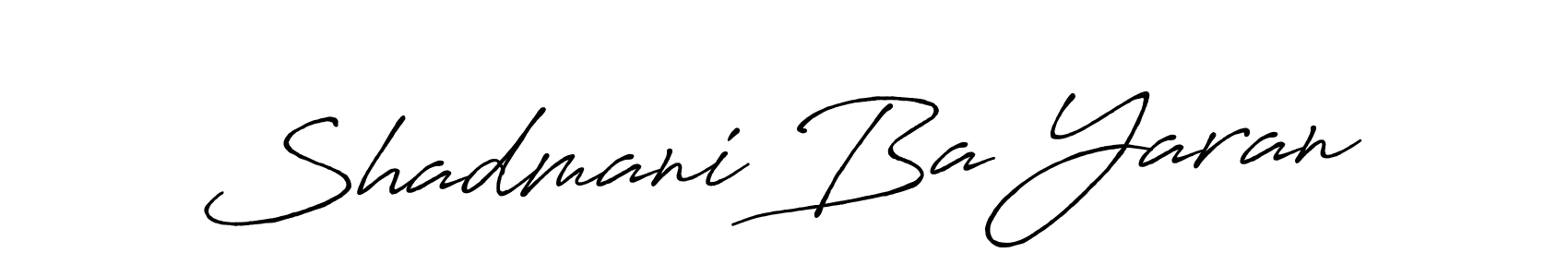 Similarly Antro_Vectra_Bolder is the best handwritten signature design. Signature creator online .You can use it as an online autograph creator for name Shadmani Ba Yaran. Shadmani Ba Yaran signature style 7 images and pictures png