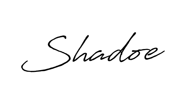 Create a beautiful signature design for name Shadoe. With this signature (Antro_Vectra_Bolder) fonts, you can make a handwritten signature for free. Shadoe signature style 7 images and pictures png