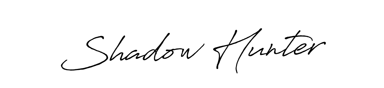 Design your own signature with our free online signature maker. With this signature software, you can create a handwritten (Antro_Vectra_Bolder) signature for name Shadow Hunter. Shadow Hunter signature style 7 images and pictures png