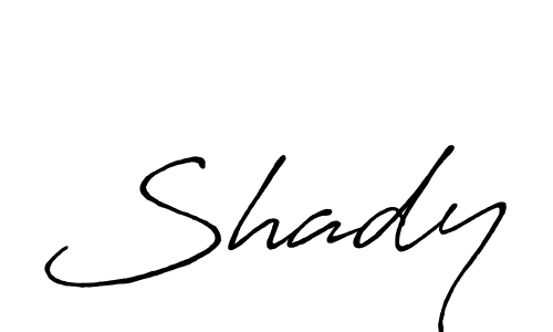 Shady stylish signature style. Best Handwritten Sign (Antro_Vectra_Bolder) for my name. Handwritten Signature Collection Ideas for my name Shady. Shady signature style 7 images and pictures png