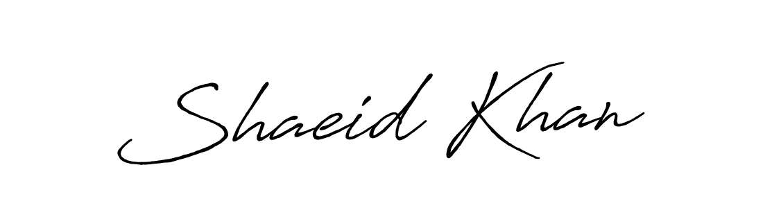 It looks lik you need a new signature style for name Shaeid Khan. Design unique handwritten (Antro_Vectra_Bolder) signature with our free signature maker in just a few clicks. Shaeid Khan signature style 7 images and pictures png