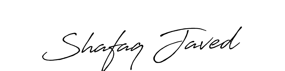 Use a signature maker to create a handwritten signature online. With this signature software, you can design (Antro_Vectra_Bolder) your own signature for name Shafaq Javed. Shafaq Javed signature style 7 images and pictures png