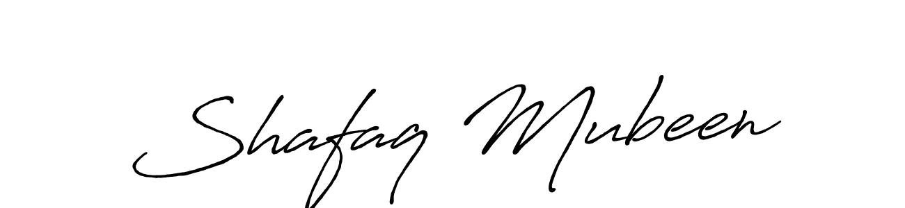 It looks lik you need a new signature style for name Shafaq Mubeen. Design unique handwritten (Antro_Vectra_Bolder) signature with our free signature maker in just a few clicks. Shafaq Mubeen signature style 7 images and pictures png