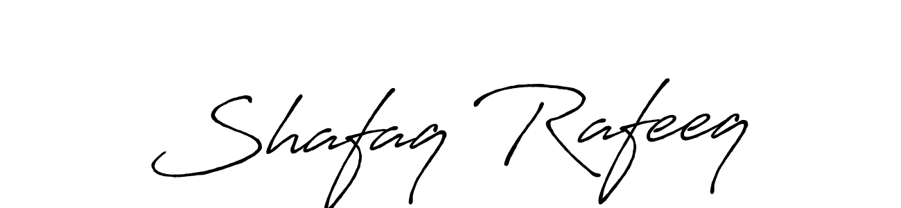 Also we have Shafaq Rafeeq name is the best signature style. Create professional handwritten signature collection using Antro_Vectra_Bolder autograph style. Shafaq Rafeeq signature style 7 images and pictures png