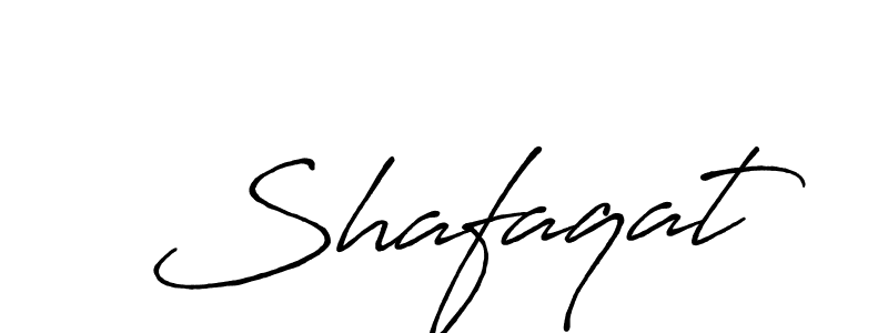 Create a beautiful signature design for name Shafaqat. With this signature (Antro_Vectra_Bolder) fonts, you can make a handwritten signature for free. Shafaqat signature style 7 images and pictures png