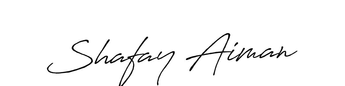 It looks lik you need a new signature style for name Shafay Aiman. Design unique handwritten (Antro_Vectra_Bolder) signature with our free signature maker in just a few clicks. Shafay Aiman signature style 7 images and pictures png