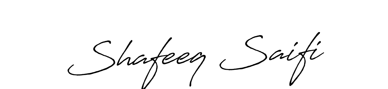 Also You can easily find your signature by using the search form. We will create Shafeeq Saifi name handwritten signature images for you free of cost using Antro_Vectra_Bolder sign style. Shafeeq Saifi signature style 7 images and pictures png