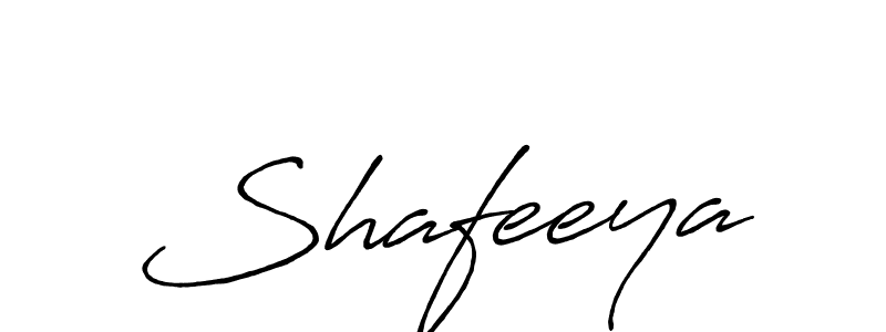 Also we have Shafeeya name is the best signature style. Create professional handwritten signature collection using Antro_Vectra_Bolder autograph style. Shafeeya signature style 7 images and pictures png