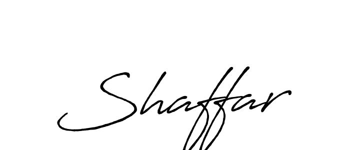 Make a beautiful signature design for name Shaffar. With this signature (Antro_Vectra_Bolder) style, you can create a handwritten signature for free. Shaffar signature style 7 images and pictures png