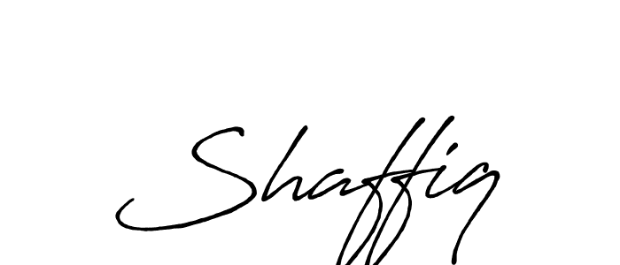 Design your own signature with our free online signature maker. With this signature software, you can create a handwritten (Antro_Vectra_Bolder) signature for name Shaffiq. Shaffiq signature style 7 images and pictures png