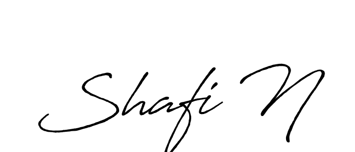 This is the best signature style for the Shafi N name. Also you like these signature font (Antro_Vectra_Bolder). Mix name signature. Shafi N signature style 7 images and pictures png