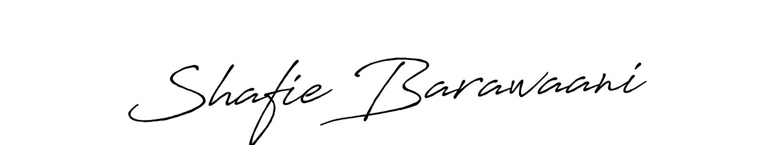Design your own signature with our free online signature maker. With this signature software, you can create a handwritten (Antro_Vectra_Bolder) signature for name Shafie Barawaani. Shafie Barawaani signature style 7 images and pictures png