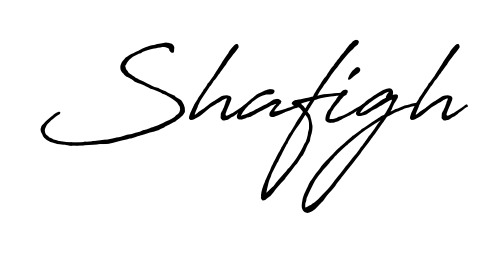Style your name Shafigh with confidence using Antro_Vectra_Bolder signature design. Simple, elegant, and ready for immediate document use. Shafigh signature style 7 images and pictures png