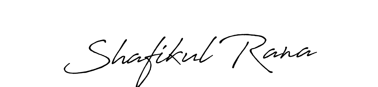 How to make Shafikul Rana name signature. Use Antro_Vectra_Bolder style for creating short signs online. This is the latest handwritten sign. Shafikul Rana signature style 7 images and pictures png