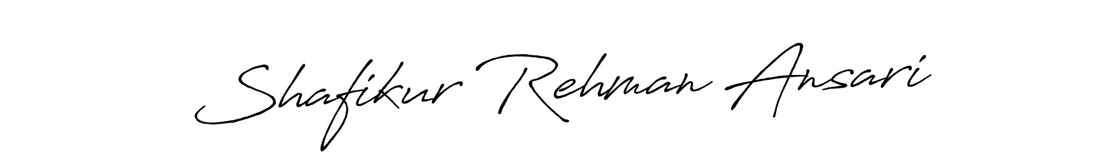 The best way (Antro_Vectra_Bolder) to make a short signature is to pick only two or three words in your name. The name Shafikur Rehman Ansari include a total of six letters. For converting this name. Shafikur Rehman Ansari signature style 7 images and pictures png