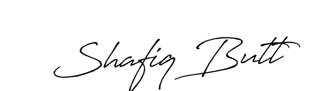 Also we have Shafiq Butt name is the best signature style. Create professional handwritten signature collection using Antro_Vectra_Bolder autograph style. Shafiq Butt signature style 7 images and pictures png