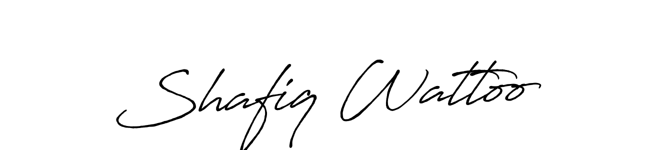 It looks lik you need a new signature style for name Shafiq Wattoo. Design unique handwritten (Antro_Vectra_Bolder) signature with our free signature maker in just a few clicks. Shafiq Wattoo signature style 7 images and pictures png