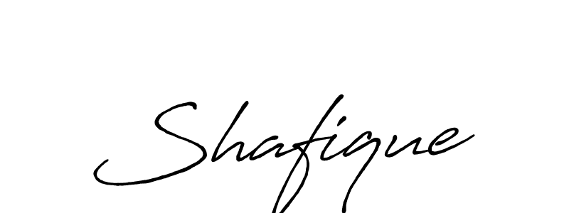 Shafique stylish signature style. Best Handwritten Sign (Antro_Vectra_Bolder) for my name. Handwritten Signature Collection Ideas for my name Shafique. Shafique signature style 7 images and pictures png