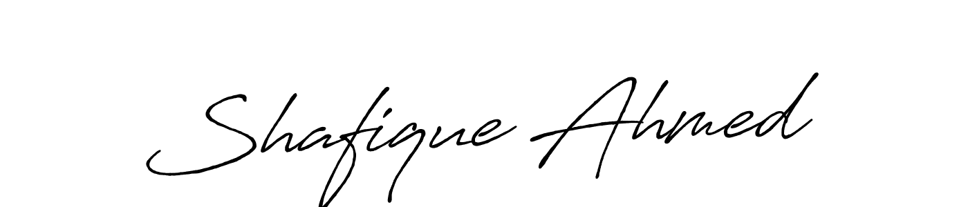 How to make Shafique Ahmed signature? Antro_Vectra_Bolder is a professional autograph style. Create handwritten signature for Shafique Ahmed name. Shafique Ahmed signature style 7 images and pictures png