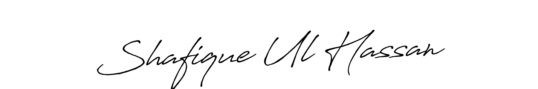 Also You can easily find your signature by using the search form. We will create Shafique Ul Hassan name handwritten signature images for you free of cost using Antro_Vectra_Bolder sign style. Shafique Ul Hassan signature style 7 images and pictures png