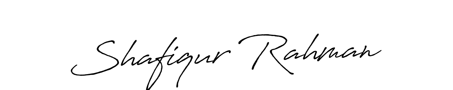 Design your own signature with our free online signature maker. With this signature software, you can create a handwritten (Antro_Vectra_Bolder) signature for name Shafiqur Rahman. Shafiqur Rahman signature style 7 images and pictures png