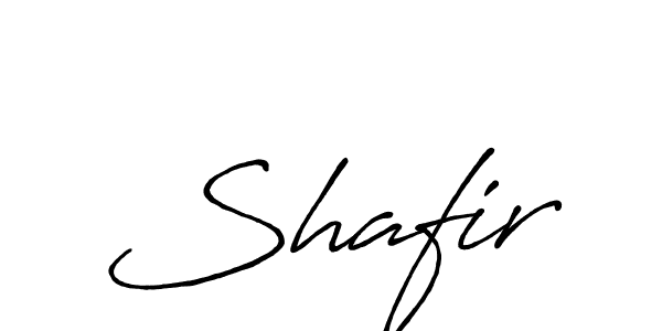 Make a beautiful signature design for name Shafir. With this signature (Antro_Vectra_Bolder) style, you can create a handwritten signature for free. Shafir signature style 7 images and pictures png