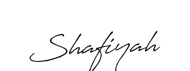 Also we have Shafiyah name is the best signature style. Create professional handwritten signature collection using Antro_Vectra_Bolder autograph style. Shafiyah signature style 7 images and pictures png