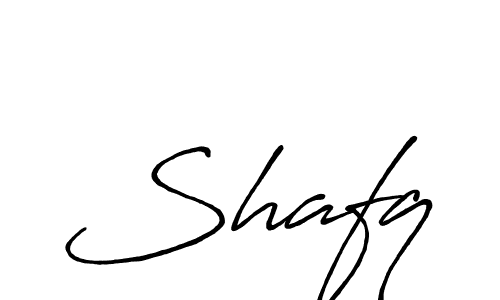 How to make Shafq signature? Antro_Vectra_Bolder is a professional autograph style. Create handwritten signature for Shafq name. Shafq signature style 7 images and pictures png
