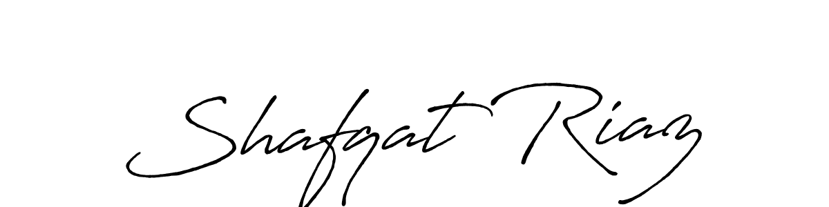 Shafqat Riaz stylish signature style. Best Handwritten Sign (Antro_Vectra_Bolder) for my name. Handwritten Signature Collection Ideas for my name Shafqat Riaz. Shafqat Riaz signature style 7 images and pictures png