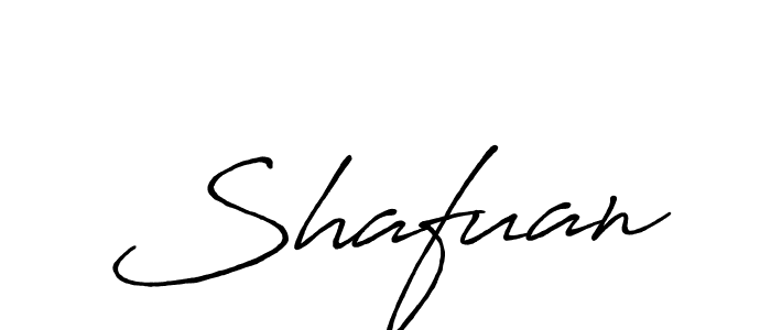 Make a beautiful signature design for name Shafuan. With this signature (Antro_Vectra_Bolder) style, you can create a handwritten signature for free. Shafuan signature style 7 images and pictures png