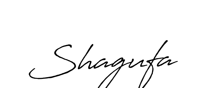 How to make Shagufa name signature. Use Antro_Vectra_Bolder style for creating short signs online. This is the latest handwritten sign. Shagufa signature style 7 images and pictures png