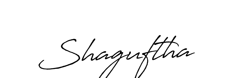 It looks lik you need a new signature style for name Shaguftha. Design unique handwritten (Antro_Vectra_Bolder) signature with our free signature maker in just a few clicks. Shaguftha signature style 7 images and pictures png