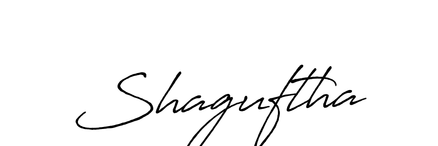 Use a signature maker to create a handwritten signature online. With this signature software, you can design (Antro_Vectra_Bolder) your own signature for name Shaguftha. Shaguftha signature style 7 images and pictures png