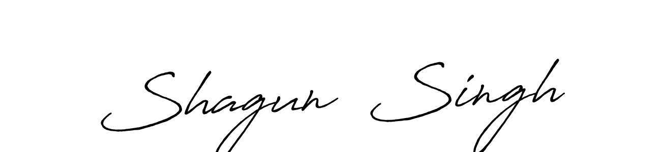 It looks lik you need a new signature style for name Shagun  Singh. Design unique handwritten (Antro_Vectra_Bolder) signature with our free signature maker in just a few clicks. Shagun  Singh signature style 7 images and pictures png