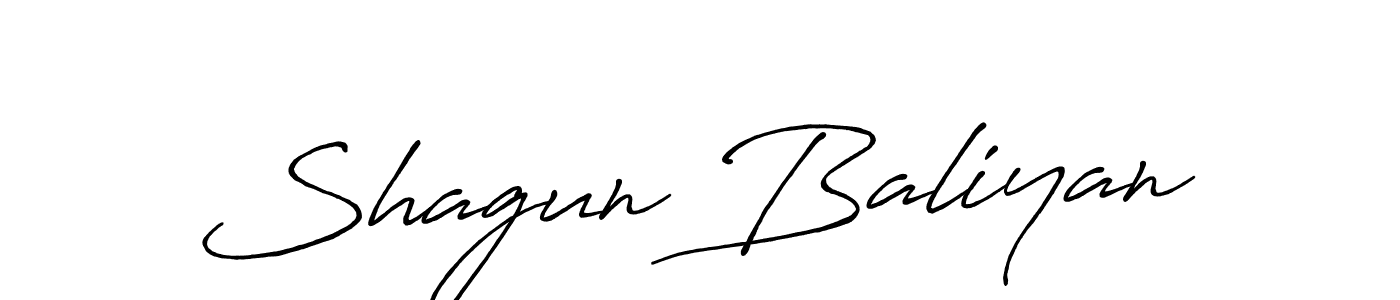 if you are searching for the best signature style for your name Shagun Baliyan. so please give up your signature search. here we have designed multiple signature styles  using Antro_Vectra_Bolder. Shagun Baliyan signature style 7 images and pictures png