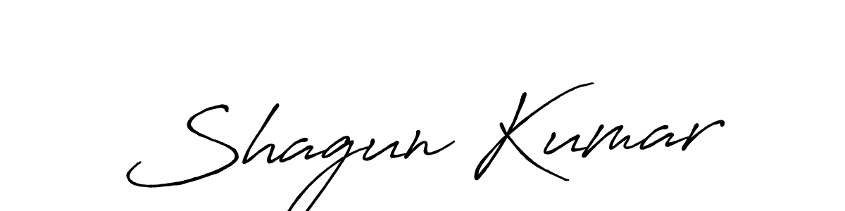 Make a short Shagun Kumar signature style. Manage your documents anywhere anytime using Antro_Vectra_Bolder. Create and add eSignatures, submit forms, share and send files easily. Shagun Kumar signature style 7 images and pictures png