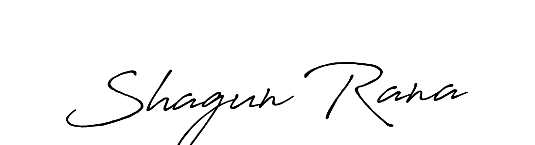 Create a beautiful signature design for name Shagun Rana. With this signature (Antro_Vectra_Bolder) fonts, you can make a handwritten signature for free. Shagun Rana signature style 7 images and pictures png