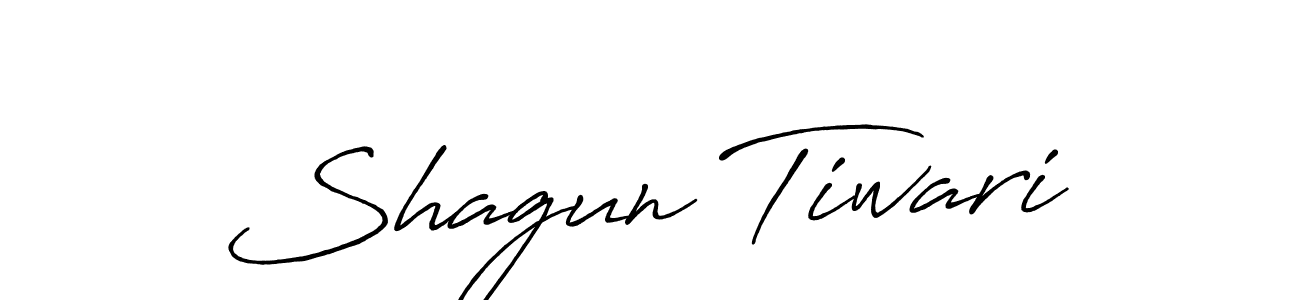 Design your own signature with our free online signature maker. With this signature software, you can create a handwritten (Antro_Vectra_Bolder) signature for name Shagun Tiwari. Shagun Tiwari signature style 7 images and pictures png