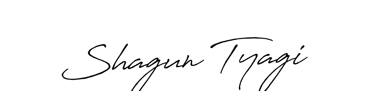 You can use this online signature creator to create a handwritten signature for the name Shagun Tyagi. This is the best online autograph maker. Shagun Tyagi signature style 7 images and pictures png