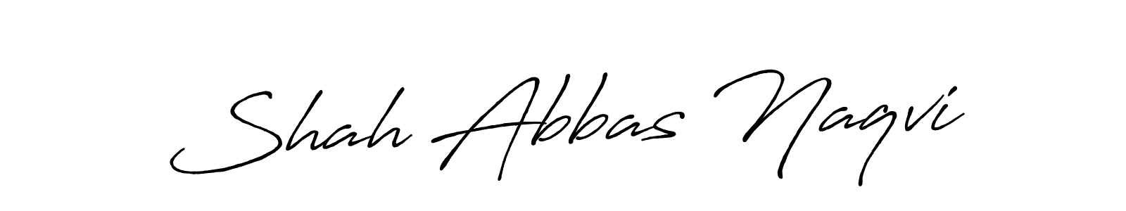 Once you've used our free online signature maker to create your best signature Antro_Vectra_Bolder style, it's time to enjoy all of the benefits that Shah Abbas Naqvi name signing documents. Shah Abbas Naqvi signature style 7 images and pictures png